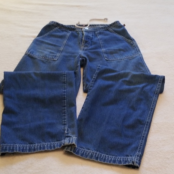 Polo Ralph Lauren Denim - Vintage Ralph Lauren polo jeans button fly drawstr